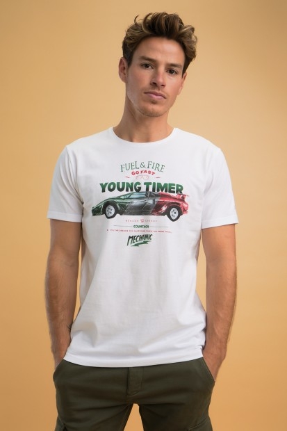 T-shirt manches courtes Lamborgini Countach 80s TAYA