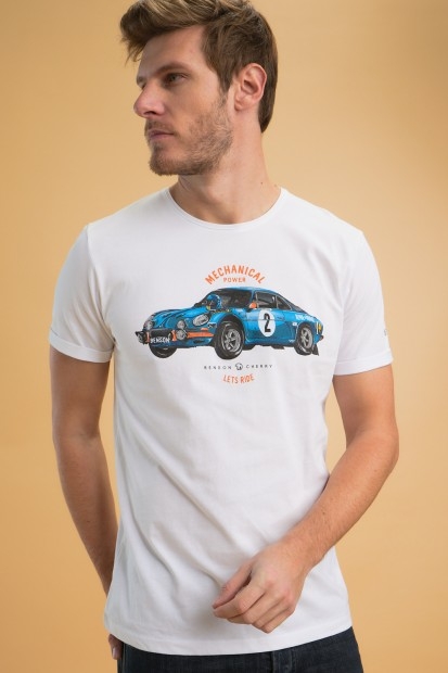 T-shirt manches courtes Renault Alpine Rallye TELESCO
