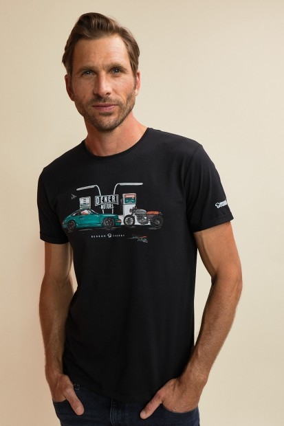 T-shirt collaboration DENERI MOTORS TRIUMPH